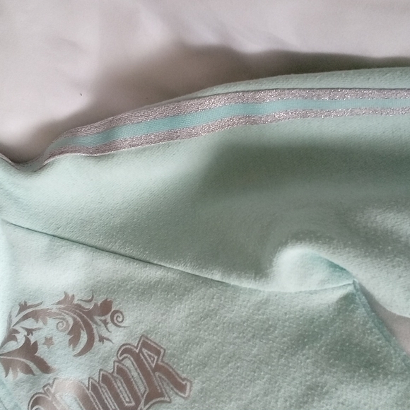 Girl power sparkly mint green hoodie - Picture 4 of 8